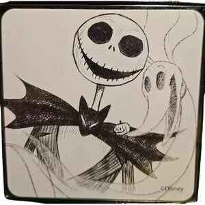 DIsney Tim Burton's The Nightmare Before Christmas 4 Pack Coasters 4 x 4 NEW